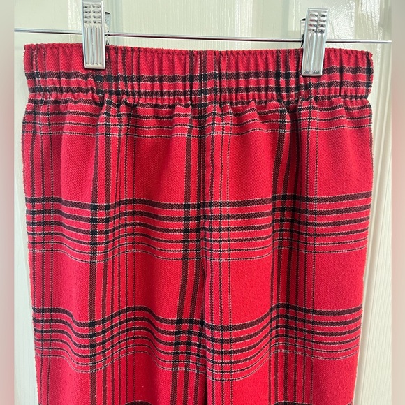 Blake Shelton Lands End Red Plaid Flannel Boys Size 8 - Picture 7 of 8